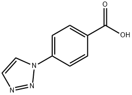 4-(1H-1,2,3-Triazol-1-yl)benzoic acid 구조식 이미지