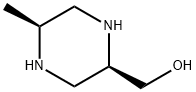 2-Piperazinemethanol, 5-methyl-, (2R,5S)- 구조식 이미지