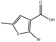 2-bromo-5-methyl-3-Thiophenecarboxylic acid Structure