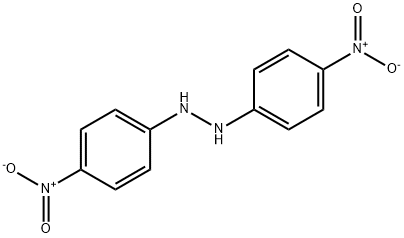 1,2-BIS(4-NITROPHENYL)HYDRAZINE 구조식 이미지