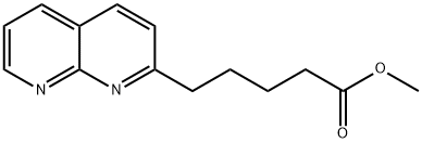 1,8-Naphthyridine-2-pentanoic acid methyl ester Structure