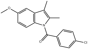 (4-Chlorophenyl)(5-methoxy-2,3-dimethyl-1H-indol-1-yl)methanone Structure