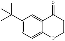 6-TERT-BUTYL-3,4-DIHYDRO-2H-1-BENZOPYRAN-4-ONE 구조식 이미지