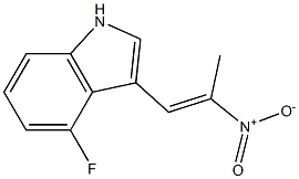 (E)-4-fluoro-3-(2-nitroprop-1-en-1-yl)-1H-indole Structure