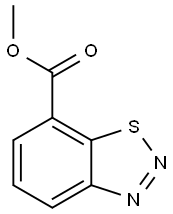 Methyl 1,2,3-benzothiadiazole-7-carboxylate Structure
