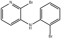 2-bromo-N-(2-bromophenyl)pyridin-3-amine 구조식 이미지