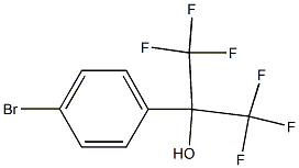 2-(4-브로모페닐)-1,1,1,3,3,3-헥사플루오로-2-프로판올 구조식 이미지