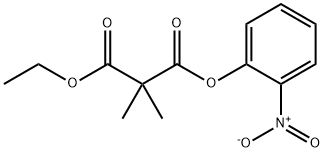 1-Ethyl 3-(2-nitrophenyl) 2,2-dimethylmalonate 구조식 이미지