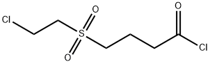 Butanoyl chloride, 4-[(2-chloroethyl)sulfonyl]-
 구조식 이미지