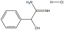 2-Hydroxy-2-phenylethanimidamide hydrochloride Structure