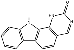 2H-피리미도[4,5-a]카르바졸-2-온,1,11-디히드로- 구조식 이미지