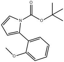 tert-butyl 2-(2-methoxyphenyl)-1H-pyrrole-1-carboxylate Structure