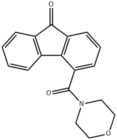 4-(morpholine-4-carbonyl)-9H-fluoren-9-one 구조식 이미지
