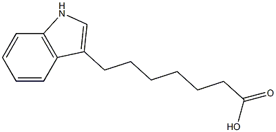 1H-Indole-3-heptanoic acid
 Structure