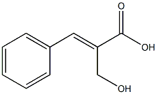 2-Hydroxymethyl-3-phenyl-acrylic acid Structure