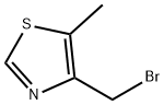 4-(Bromomethyl)-5-methylthiazole Structure