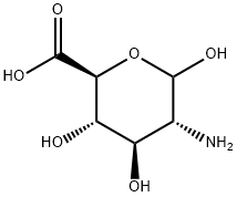 2-Amino-2-deoxy-D-glucopyranuronic Acid Structure