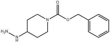 4-Hydrazino-piperidine-1-carboxylic acid benzyl ester Structure