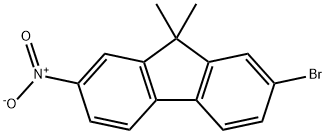 2-bromo-7-nitro-9,9-dimethyl-9H-fluorene Structure