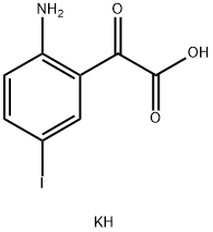 Potassium 2-(2-amino-5-iodophenyl)-2-oxoacetate Structure