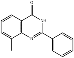 8-Methyl-2-phenyl-3H-quinazolin-4-one 구조식 이미지