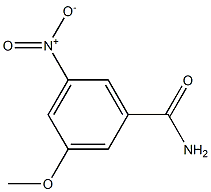 3-Methoxy-5-nitrobenzamide 구조식 이미지