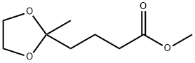 METHYL 2-METHYL-1,3-DIOXOLANE-2-BUTYRATE Structure