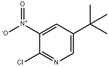 5-tert-Butyl-2-chloro-3-nitro-pyridine Structure