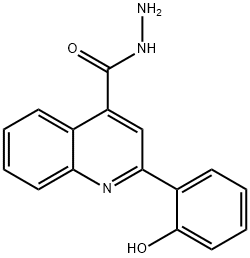 2-(2-hydroxyphenyl)quinoline-4-carbohydrazide 구조식 이미지