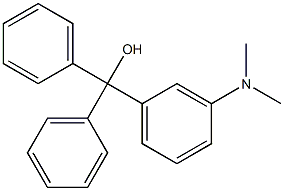 (3-(Dimethylamino)phenyl)diphenylmethanol 구조식 이미지