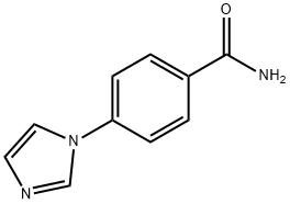4-(1H-Imidazol-1-yl)benzamide 구조식 이미지
