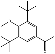 1-(3,5-디-tert-부틸-4-메톡시페닐)에타논 구조식 이미지