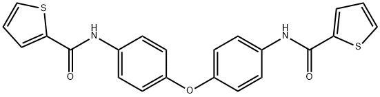 N,N'-(oxydibenzene-4,1-diyl)dithiophene-2-carboxamide 구조식 이미지