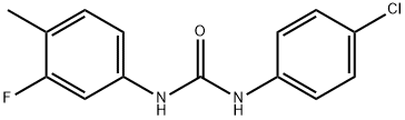 1-(4-chlorophenyl)-3-(3-fluoro-4-methylphenyl)urea Structure