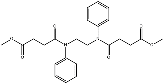 dimethyl 4,4'-[ethane-1,2-diylbis(phenylimino)]bis(4-oxobutanoate) 구조식 이미지