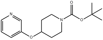 tert-butyl 4-(pyridin-3-yloxy)piperidine-1-carboxylate Structure