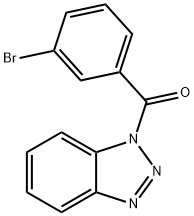 1-(3-bromobenzoyl)-1H-1,2,3-benzotriazole 구조식 이미지