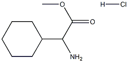 Methyl a-amino-cyclohexaneacetate HCl 구조식 이미지