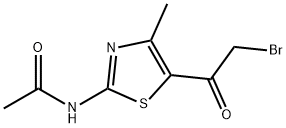 N-[5-(bromoacetyl)-4-methyl-1,3-thiazol-2-yl]acetamide Structure