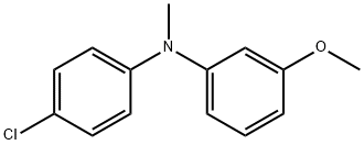 N-(4-Chlorophenyl)-3-methoxy-N-methylaniline 구조식 이미지