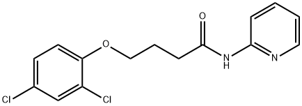 4-(2,4-dichlorophenoxy)-N-(pyridin-2-yl)butanamide 구조식 이미지