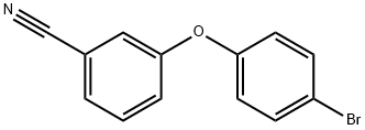 3-(4-bromophenoxy)benzonitrile Structure