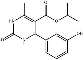 propan-2-yl 4-(3-hydroxyphenyl)-6-methyl-2-oxo-1,2,3,4-tetrahydropyrimidine-5-carboxylate 구조식 이미지