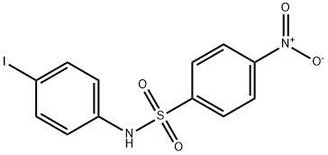 Benzenesulfonamide, N-(4-iodophenyl)-4-nitro-
 구조식 이미지