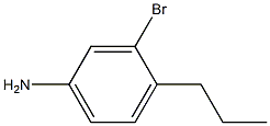 3-bromo-4-propylaniline Structure