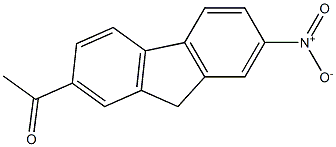 Methyl 7-nitrofluoren-2-yl ketone 구조식 이미지