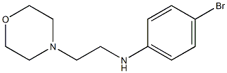 4-bromo-N-(2-morpholinoethyl)benzenamine Structure