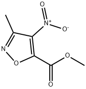 Methyl 3-Methyl-4-Nitroisoxazole-5-Carboxylate 구조식 이미지