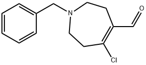 1-benzyl-5-chloro-2,3,6,7-tetrahydro-1H-azepine-4-carbaldehyde 구조식 이미지