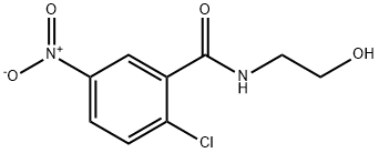 2-Chloro-N-(2-hydroxyethyl)-5-nitrobenzamide 구조식 이미지